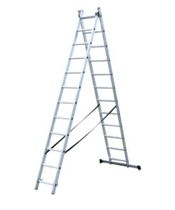 Διπλή Σκάλα Επεκτεινόμενη Αλουμινίου 2 x 10 Σκαλοπάτια GeHOCK-3