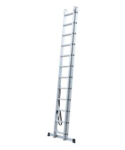 Διπλή Σκάλα Επεκτεινόμενη Αλουμινίου 2 x 10 Σκαλοπάτια GeHOCK-4