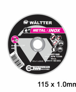 Δίσκοι Κοπής Σιδήρου / INOX WALTTER 115x1.0mm-1