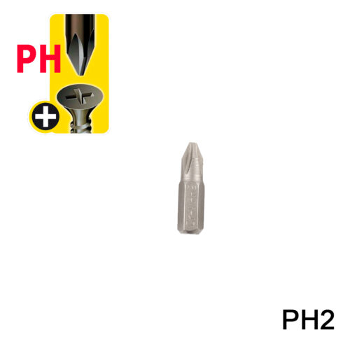 Κατσαβιδόμυτες 1/4" PH2x25mm-1