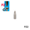 Κατσαβιδόμυτες 1/4" PZ2x25mm-1