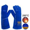 Γάντια Δερμάτινα Μακριά Ηλεκτροσυγκολλητών L-XL 14" 250°C-1