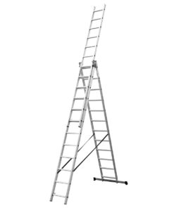 Τριπλή Σκάλα Επεκτεινόμενη Αλουμινίου 3 x 12 Σκαλοπάτια GeHOCK-5