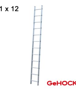 Μονή Σκάλα Αλουμινίου 1 x 12 Σκαλοπάτια GeHOCK-1