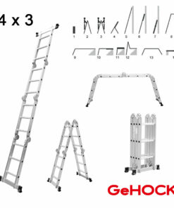 Πολυμορφική Σκάλα Αλουμινίου 4 x 3 GeHOCK-1