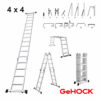 Πολυμορφική Σκάλα Αλουμινίου 4 x 4 GeHOCK-1