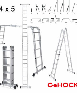 Πολυμορφική Σκάλα Αλουμινίου 4 x 5 GeHOCK-1